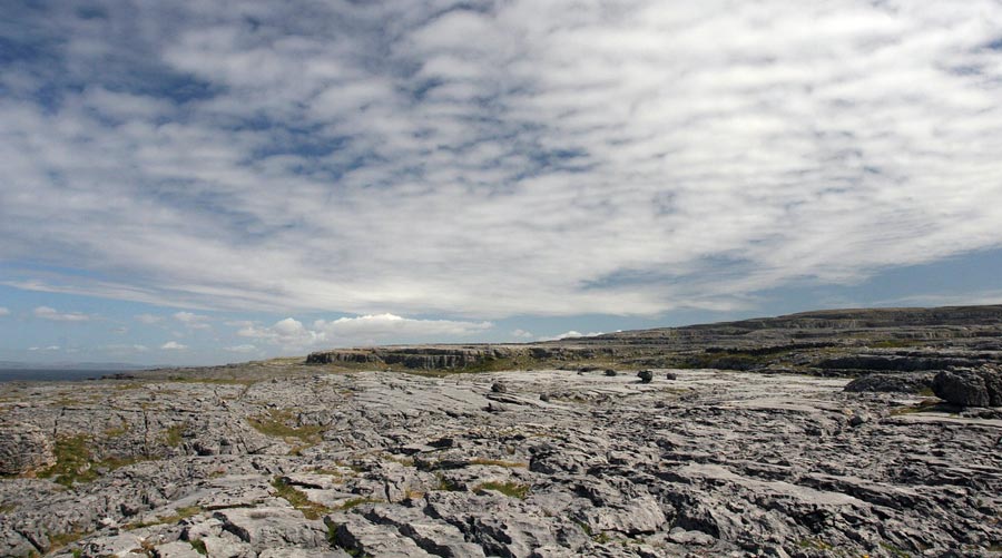 View of The Burren landscape