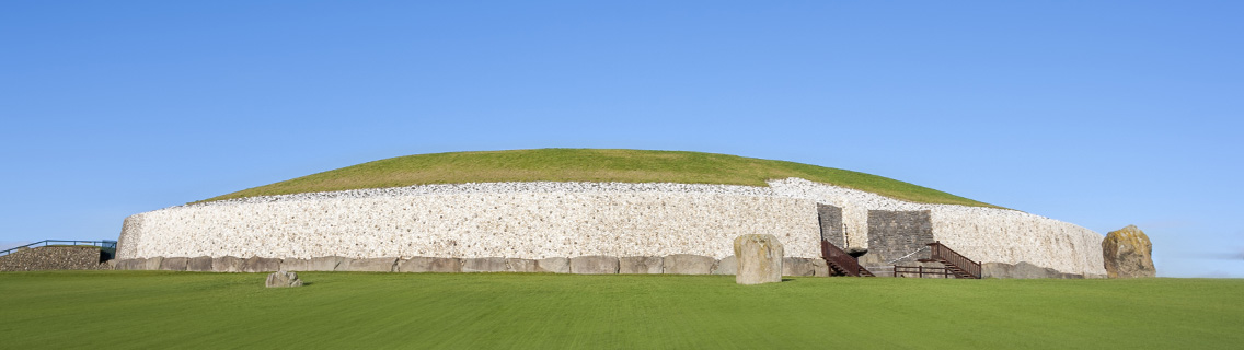 view of Newgrange UNESCO site